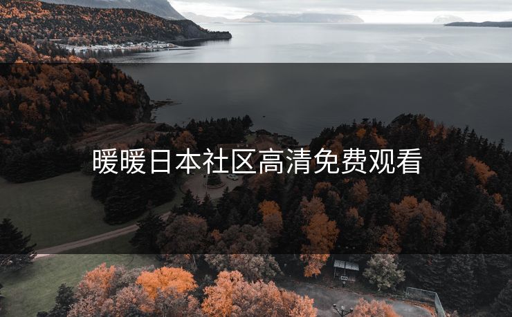 暖暖日本社区高清免费观看 暖暖日本社区高清免费观看